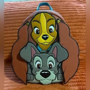 NWOT Walt Disney Lady and the Tramp Loungefly Cosplay Mini Backpack Super cute.